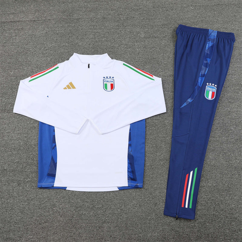 ITALY BLUE AND WHITE TRACKSUIT
