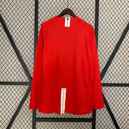 MANCHESTER UNITED FC CLASSIC LONG SLEEVE SHIRT 2007-08