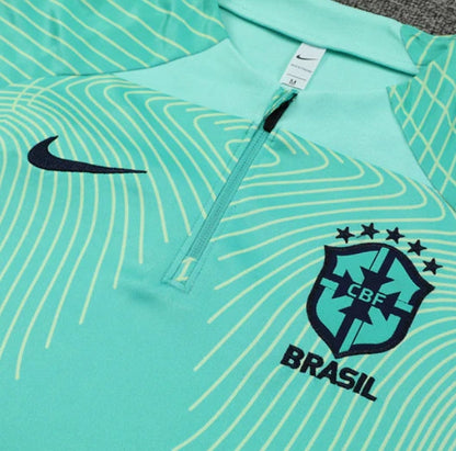 BRAZIL DARK BLUE AND GREEN TRACKSUIT