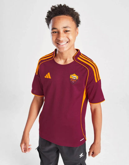 ADIDAS AS ROMA 2025/26 HOME SHIRT JUNIOR