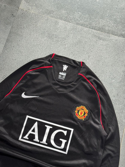 MANCHESTER UNITED 2007/08 RETRO LONG SLEEVE HOME SHIRT